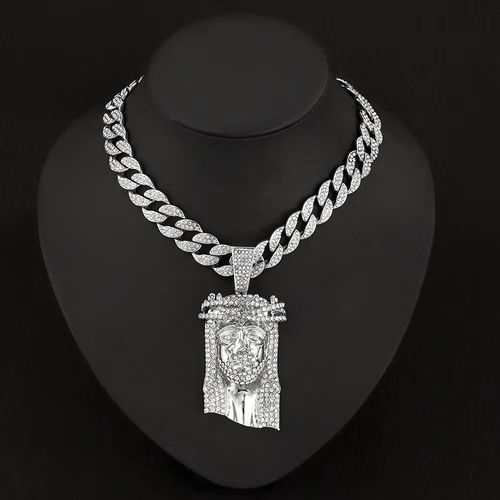 Imperial Iced Out Jesus Piece - Premium Gold Cuban Link Set