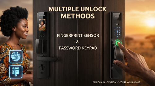 🏠 FacePro — AI Face Recognition Smart Lock + Peephole Camera  Face Unlock + Smart Peephole + WeChat Remote + Full Auto