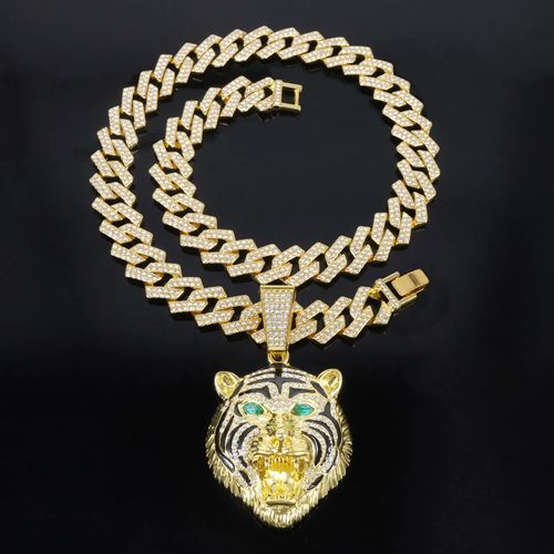 Imperial Iced Out Jesus Piece - Premium Gold Cuban Link Set