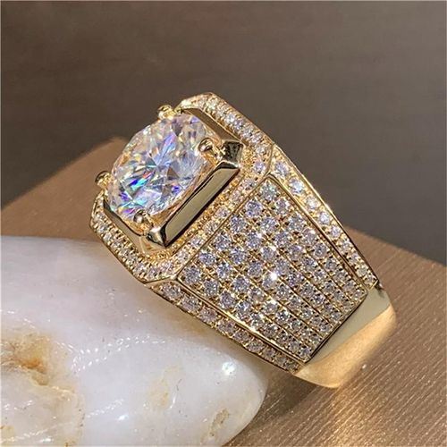 KingThrone Luxury Iced Out Men's Ring 👑