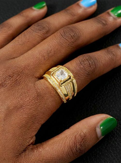 CrownJewel 18K Gold Luxury Ring 👑💛