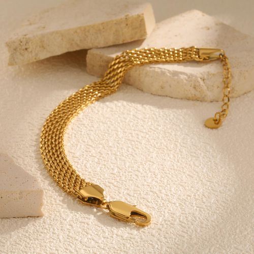 Pride of Accra EverGold Unisex 18K Gold Plated Skin Friendly Bracelet
