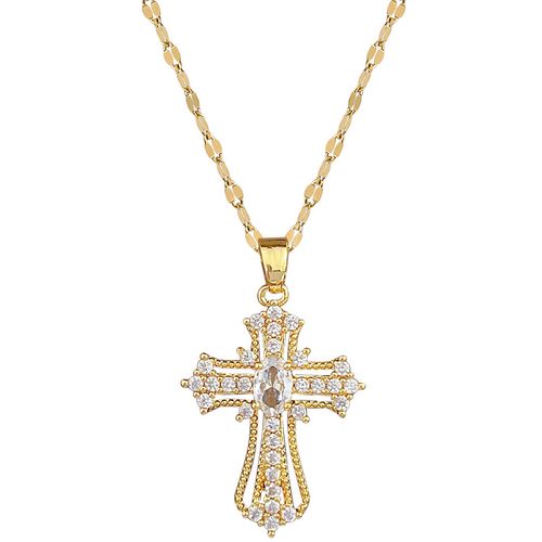 Divine Grace Ornate Cross Necklace - Sunday Best Edition