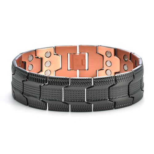 TitanForce Pure Copper Triple Magnet Men's Bracelet 💪🟤