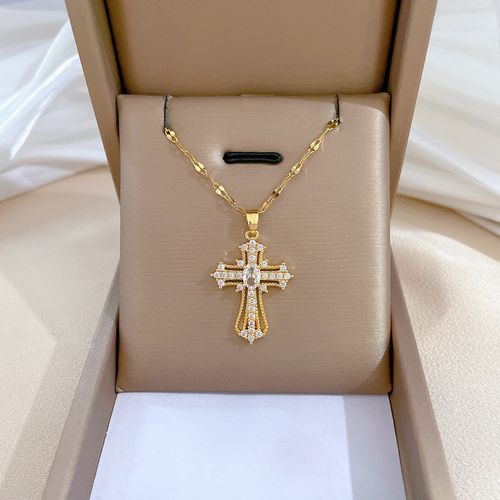 Divine Grace Ornate Cross Necklace - Sunday Best Edition