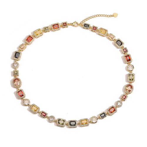 Queen of Accra Luxury Multi Color Gemstone Necklace and Bracelet
