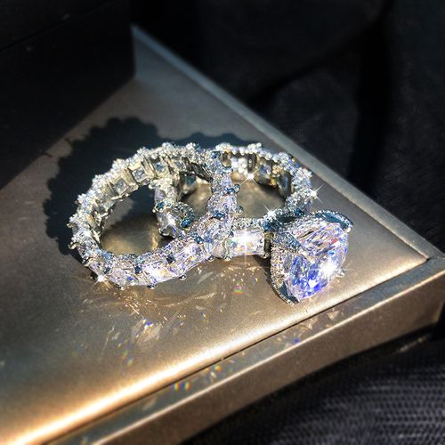 Bovoria  Ohemaa  Royal Ring Set - 2-in-1 Bridal Stack（Super Discount 🔥）