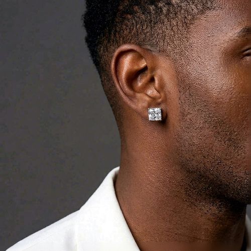 Solitaire Glacier Studs (Unisex)
