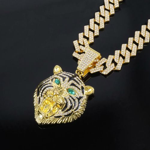 Imperial Iced Out Jesus Piece - Premium Gold Cuban Link Set