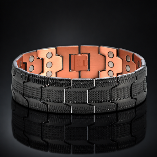 TitanForce Pure Copper Triple Magnet Men's Bracelet 💪🟤