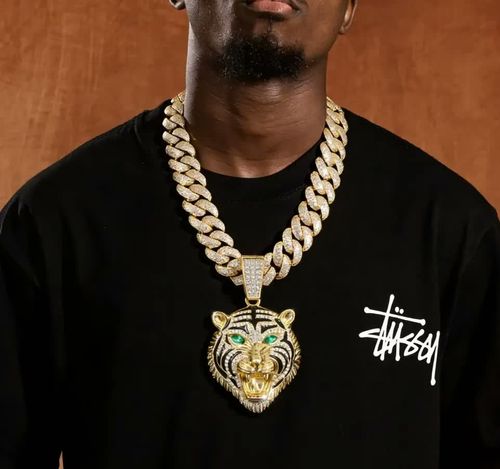 Imperial Iced Out Jesus Piece - Premium Gold Cuban Link Set