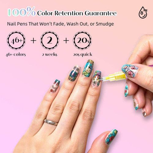 NailBloom Pro 10-Color Nail Art Marker Set 🌸🎨