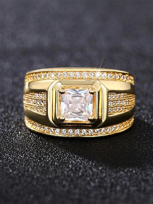 CrownJewel 18K Gold Luxury Ring 👑💛