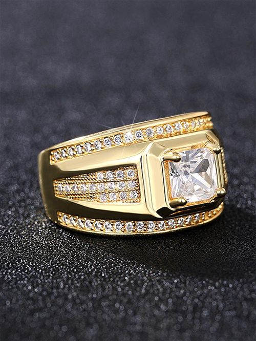 CrownJewel 18K Gold Luxury Ring 👑💛
