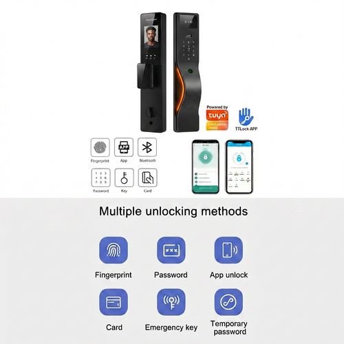 🔐 FORTRESS ONE — AI Face & Fingerprint Smart Lock 🇬🇭🚪