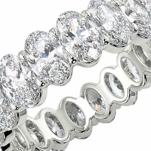 PureGlow Oval Eternity Band Ring 💍✨