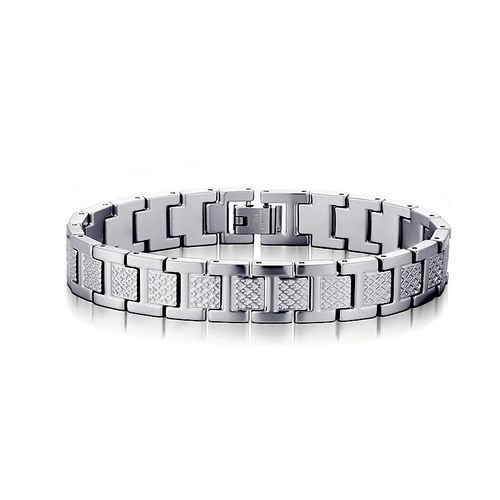 Bold Crocodile Embossed Magnetic Bracelet for Men – Waterproof Titanium & Stainless Steel Wide Cuff
