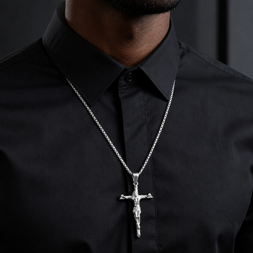 Royal Grace Crucifix Necklace
