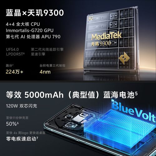 vivo X100 蓝晶×天玑9300 5000mAh蓝海电池