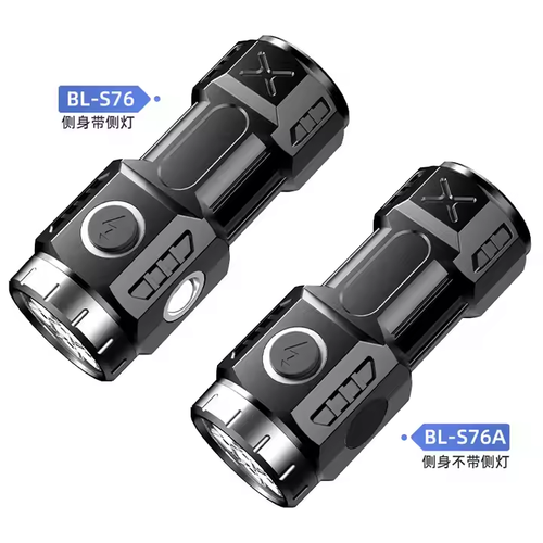 6x Led High Bright Mini Palm Small Flashlight USB Rechargeable Portable Magnet Torch Outdoor Hiking Camping Home Work Car Torch