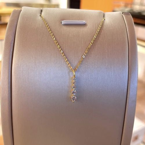 Geometric Line Zircon Clavicle Necklace | Dainty Minimalist Design for Elegant Ladies - Perfect Gift for BFFs & Festive Occasions