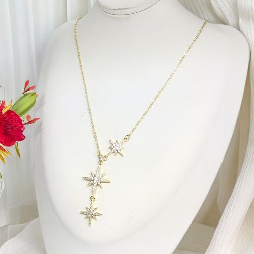 XLG Xinglinggan Jewelry | European & American Mexican Cross-Border Light Luxury Hexagram Pendant Necklace for Women