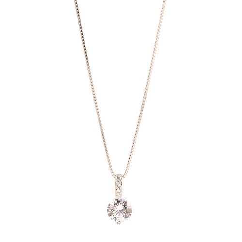 Women's Dainty Minimalist Zircon Pendant Necklace - Sparkly Cold Aesthetic, Unique Dainty Collarbone Chain