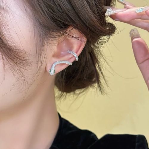 Serpent Wrap Stud Earrings - Dainty Versatile Design | Chic Minimalist Luxury Ear Jewelry