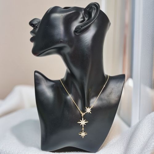XLG Xinglinggan Jewelry | European & American Mexican Cross-Border Light Luxury Hexagram Pendant Necklace for Women