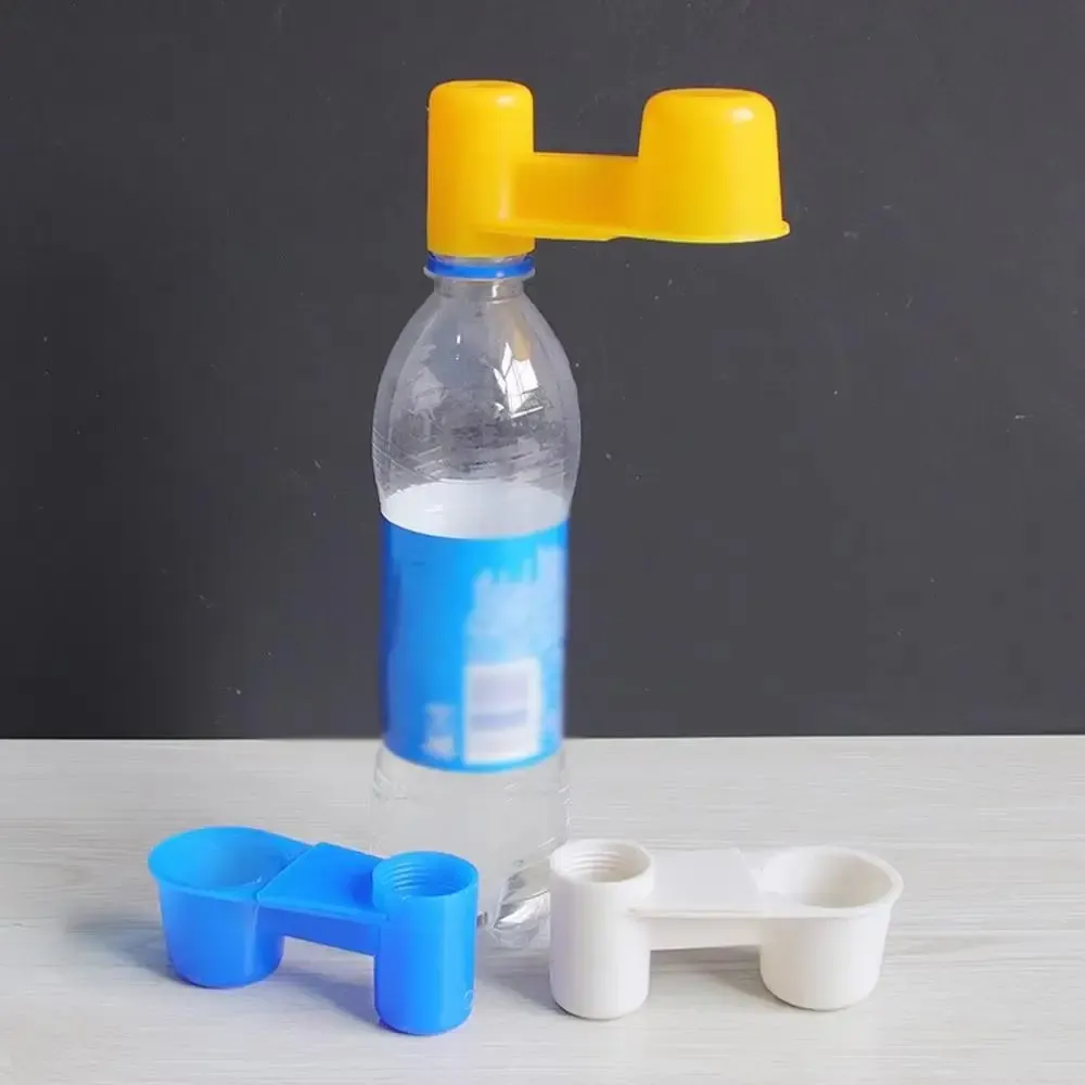 Large Capacity Pet Poultry Waterer Plastic Bottle Interface Automatic Drinker Double-mouth Thickened Waterer