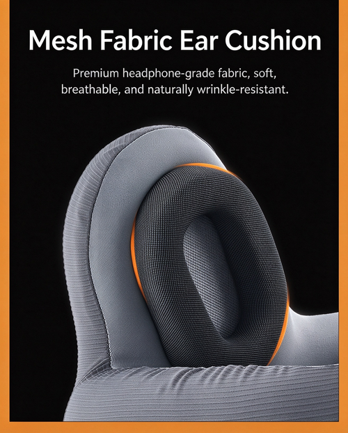 Black Friday Sale - Hot selling Bluetooth Music U-shaped Neck Pillow with Memory Cotton Noise Reduction Pillow
