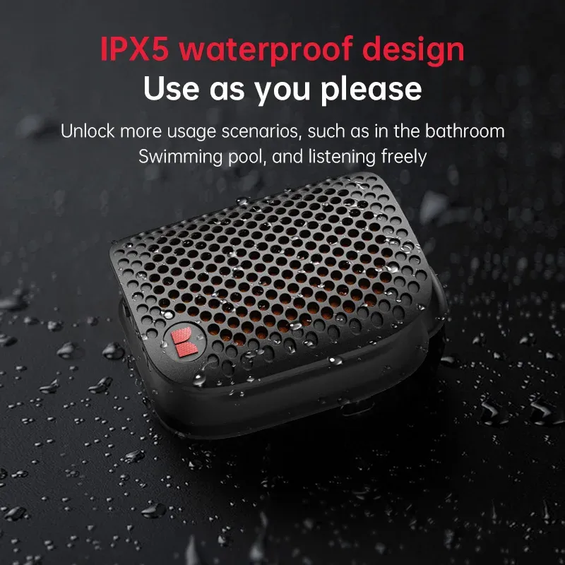 Monster M3 Portable High Fidelity Speaker Wireless Stereo Bass Music Subwoofer Portable Lavalier Speaker With Built-in Mic Speak