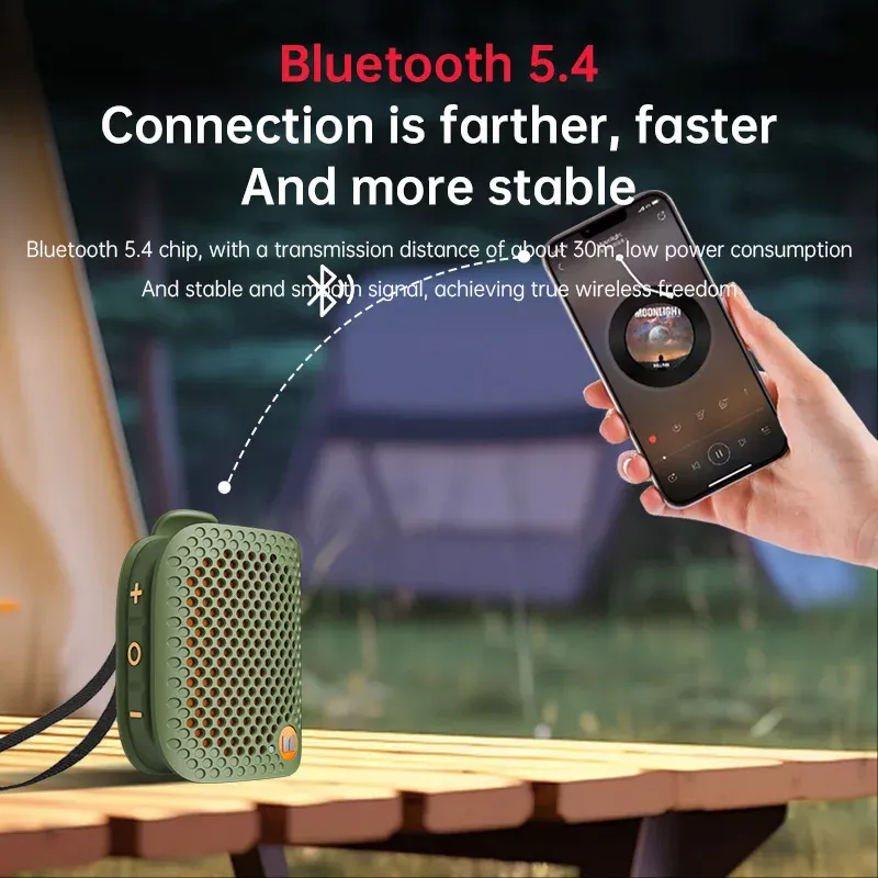 Monster M3 Portable High Fidelity Speaker Wireless Stereo Bass Music Subwoofer Portable Lavalier Speaker With Built-in Mic Speak