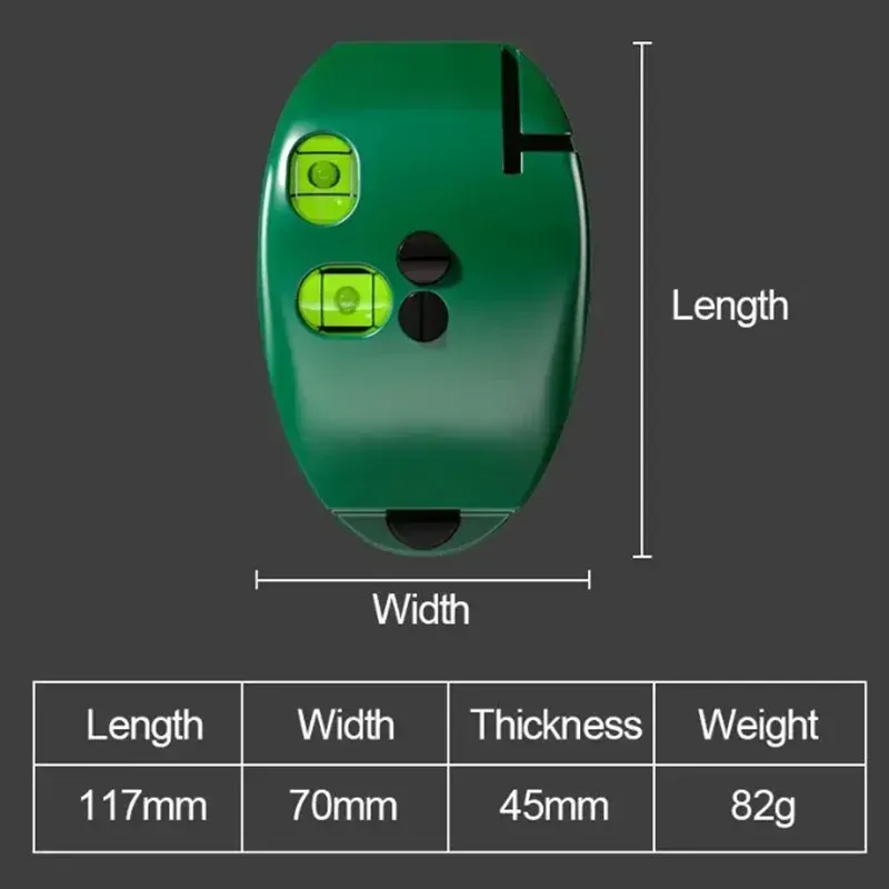 Vertical Laser Level 20m Long Distance 2 Line Laser
