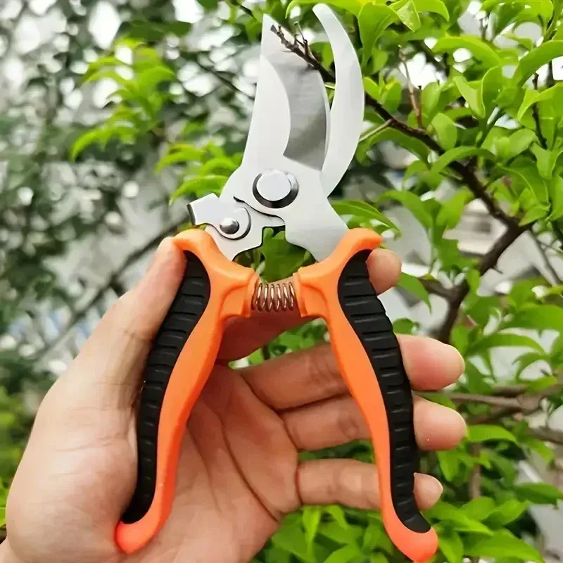 3PCS Pruner Garden Scissors Professional Sharp Bypass Pruning Shears Tree Trimmers Secateurs Hand Clippers For Garden Beak Scissors