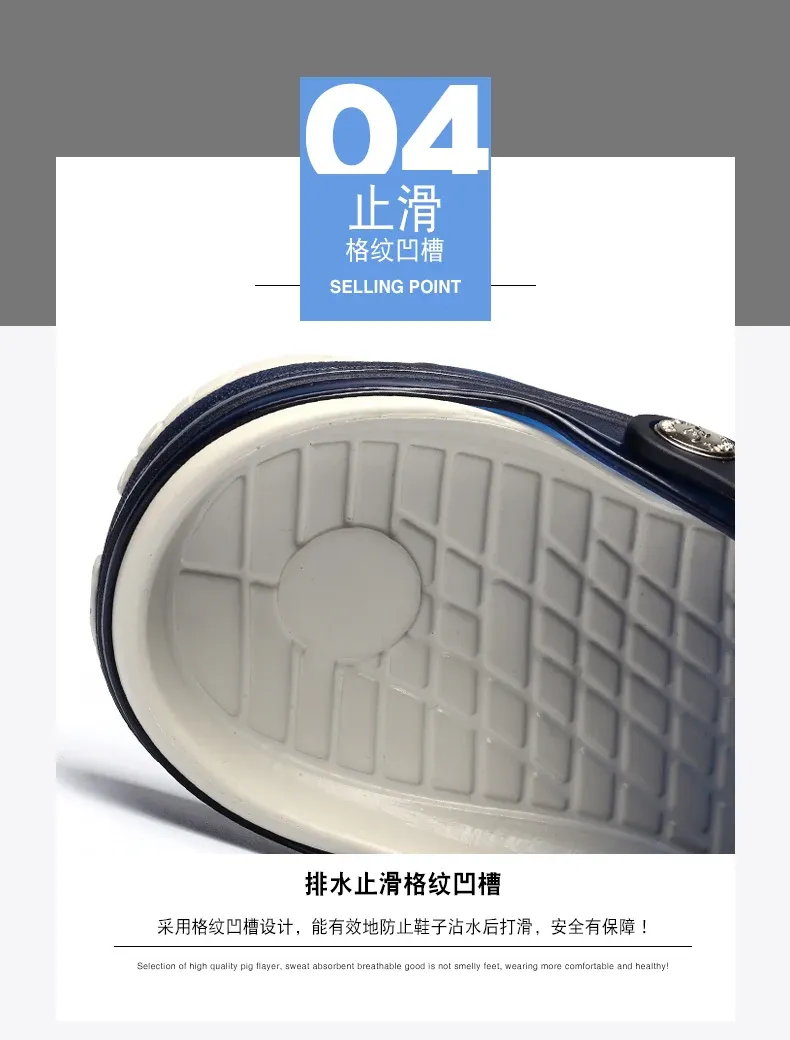 Men's lightweight slip-on sandals, indoor non-slip, outdoor beach casual, daily wear, comfortable slip-on shoes, fashionable