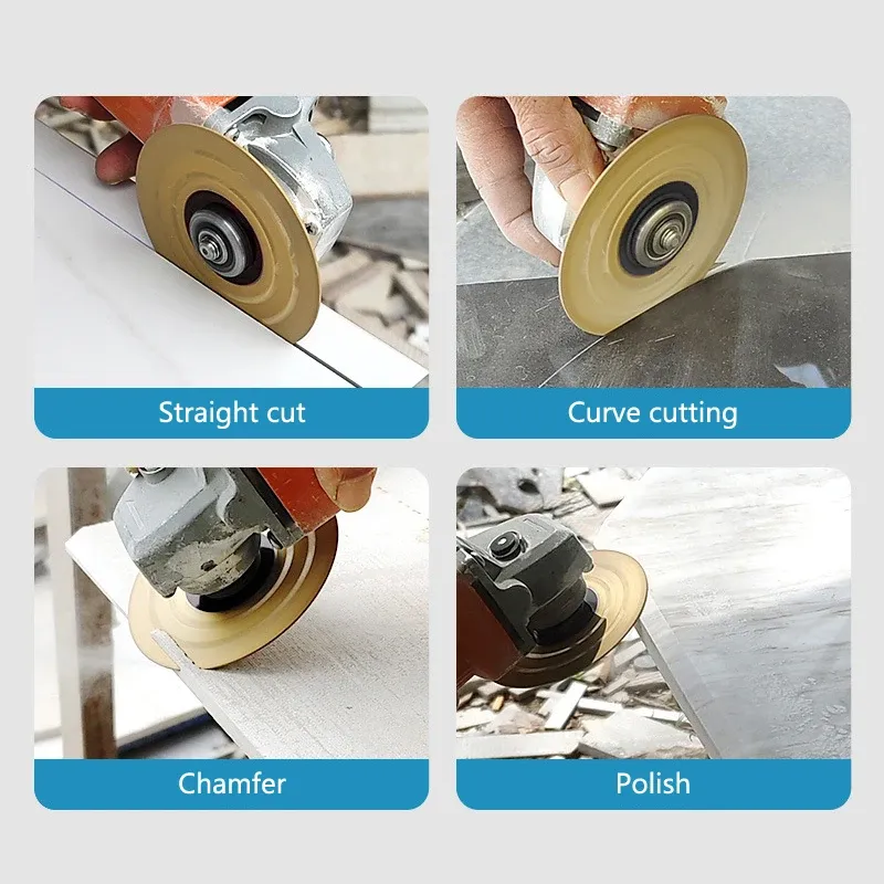 3PCS Diamond Cutting Disc Angle Grinder Grinding Wheel Slab Ceramic Tiles Marble Porcelain Grinding Cutting Disc Blade Wheels