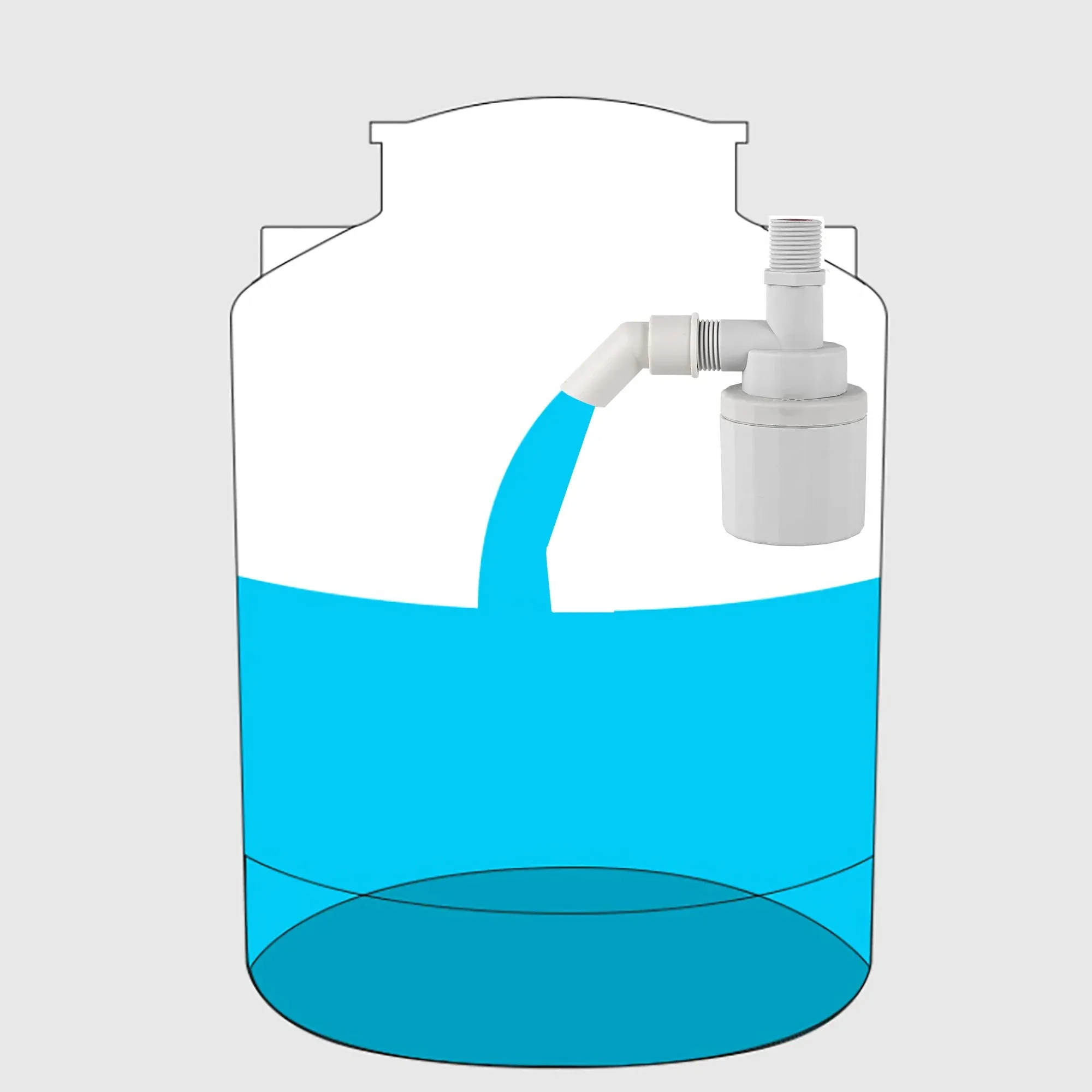 New Automatic Water Level Control Valve Float Ball Valve Tank Tower Pool Float Switch Water Inlet Valve Automatic Stop