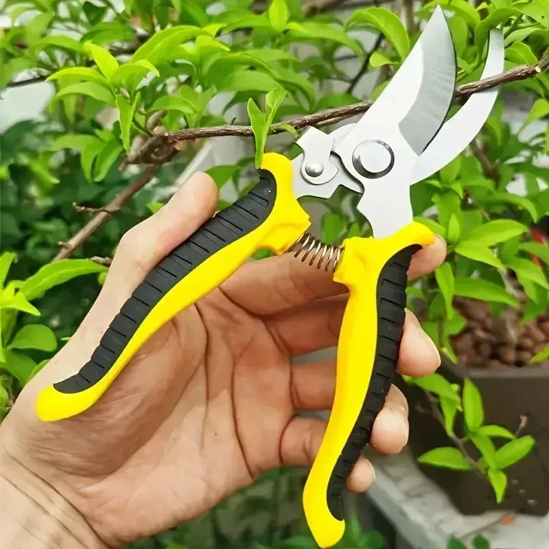 3PCS Pruner Garden Scissors Professional Sharp Bypass Pruning Shears Tree Trimmers Secateurs Hand Clippers For Garden Beak Scissors