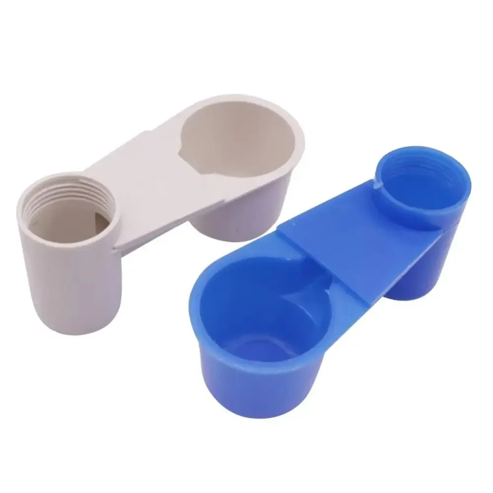 Large Capacity Pet Poultry Waterer Plastic Bottle Interface Automatic Drinker Double-mouth Thickened Waterer