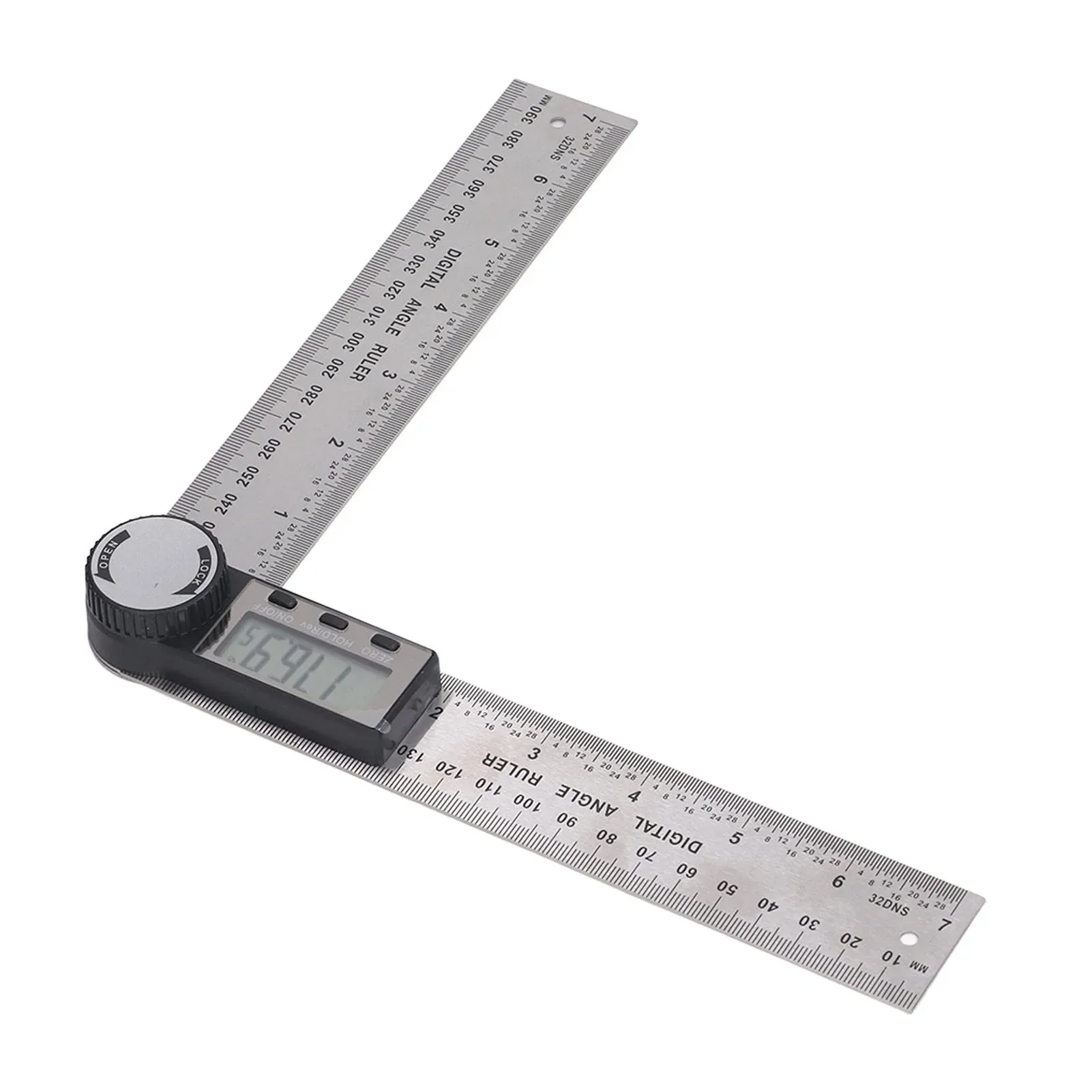1 PC 2 in 1 Digital Angle Detector Scale Suitable for Woodworking Measurement Tools High Accuracy Mutifunction Tools