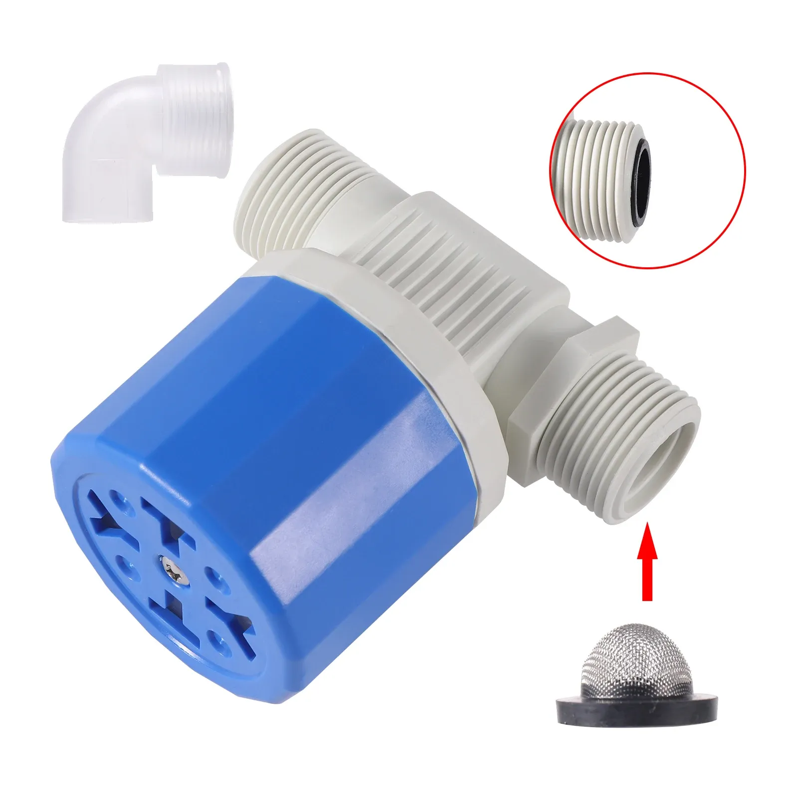 New Automatic Water Level Control Valve Float Ball Valve Tank Tower Pool Float Switch Water Inlet Valve Automatic Stop