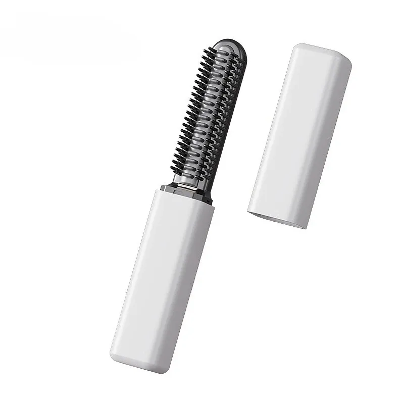 New Portable Bangs Comb Mini Straight Hair Comb Wireless Charging Curling Iron Portable Styling Electric Comb Does Not Hurt Hai