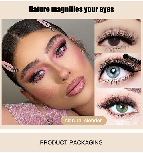 3 pairs of false eyelashes one-piece natural thick synthetic fiber hard stem eyelashes three-dimensional multi-layer grafting