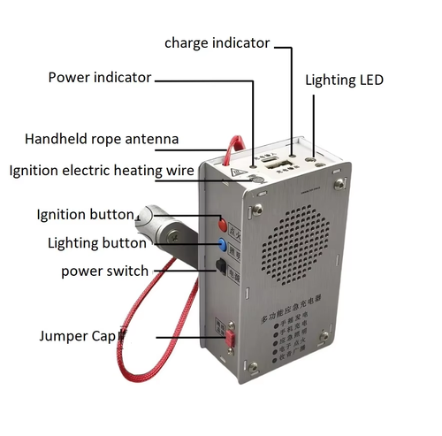 Hand-cranked generator