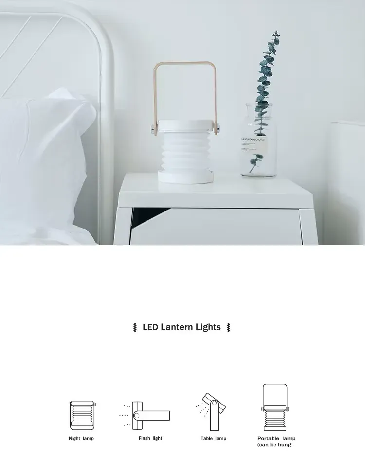 Foldable LED Portable Camping Lamp