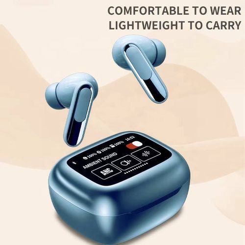 JBL Clips Liuli Button Ear-Clip Bluetooth Headphones, Wireless Transparent Open-Ear, Non-In-Ear