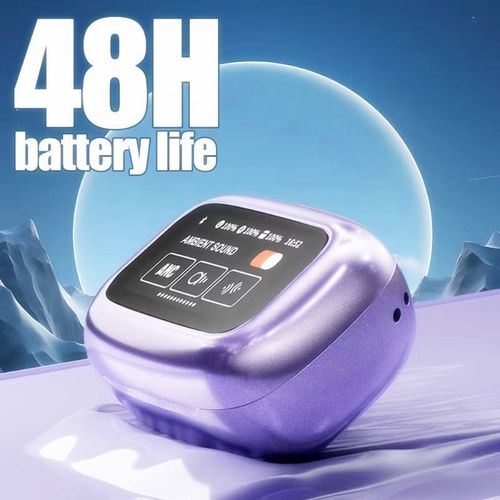 JBL Clips Liuli Button Ear-Clip Bluetooth Headphones, Wireless Transparent Open-Ear, Non-In-Ear