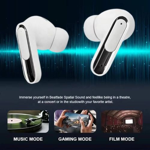 JBL Clips Liuli Button Ear-Clip Bluetooth Headphones, Wireless Transparent Open-Ear, Non-In-Ear