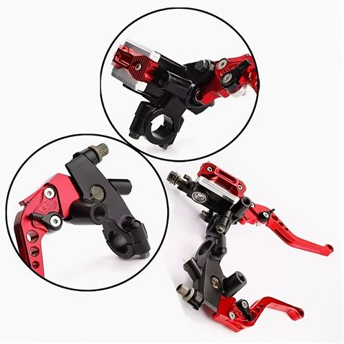 Motorcycle front brake master cylinder assembly